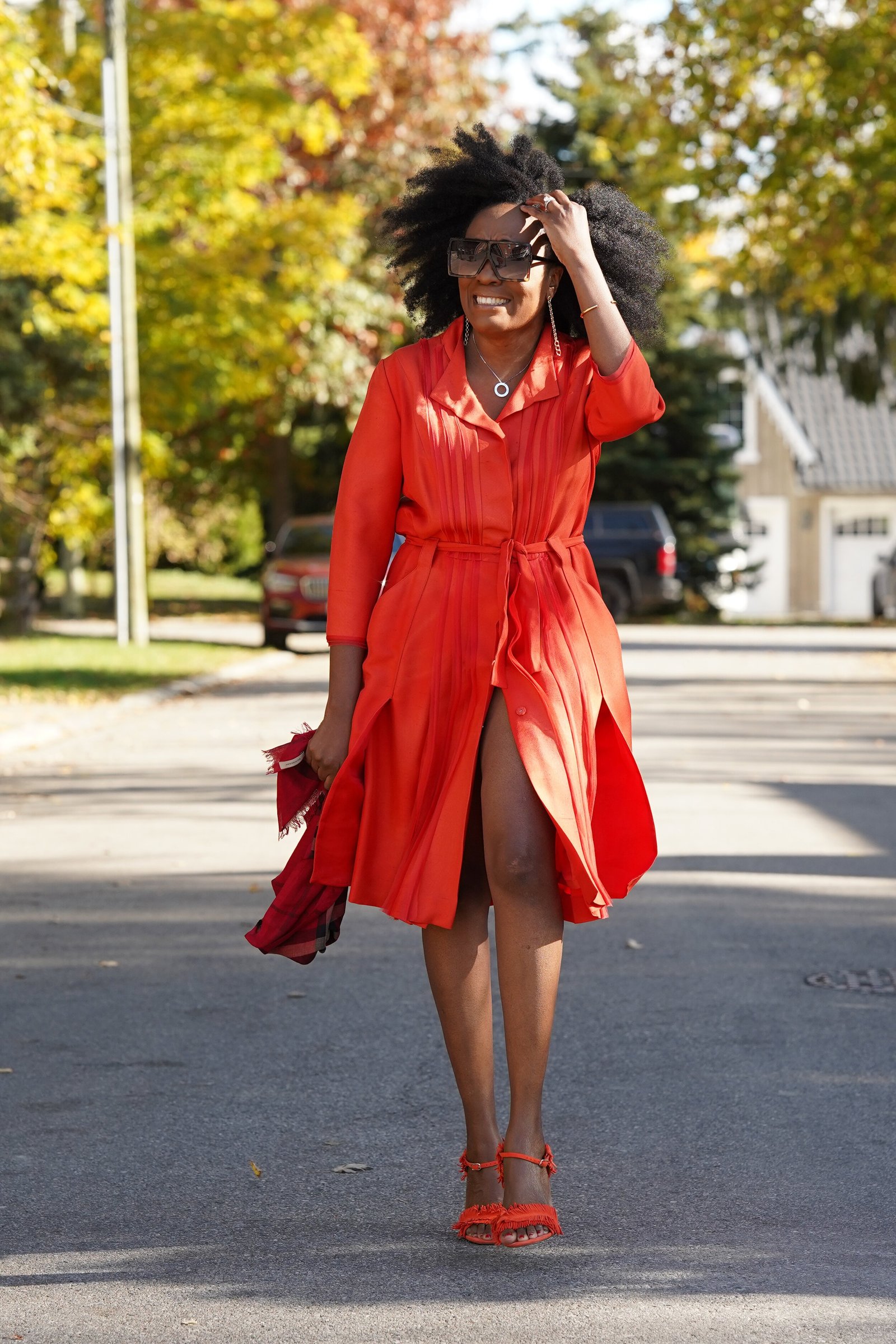 Michelle Esteban in a lifestyle fashion portrait